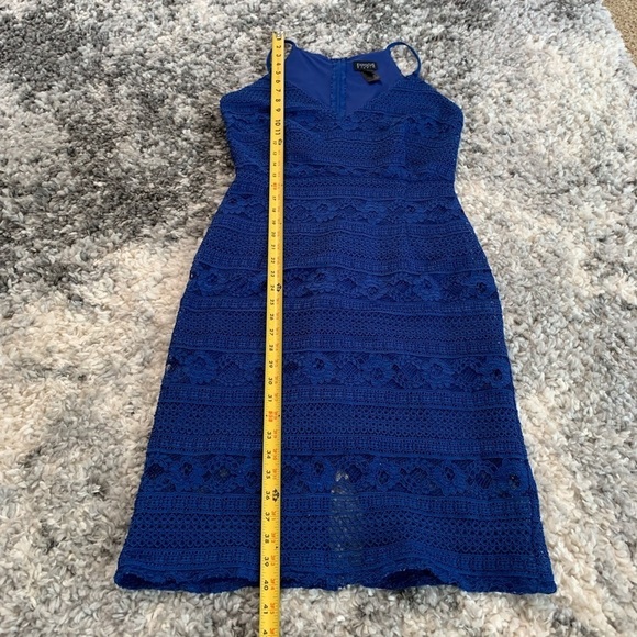 Enfocus Studio Royal Blue Spaghetti Strap Pencil Skirt Zipper Dress Size… - Picture 5 of 17